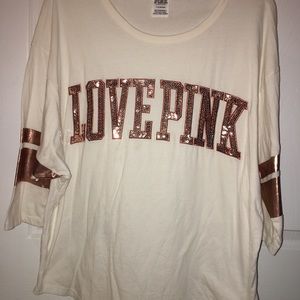 Victoria’s Secret Pink Quarter Sleeve Tee